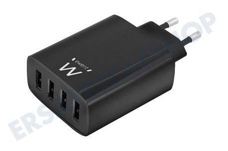 Universell  EW1314 4-Poorts Smart USB Ladegerät 5.4A