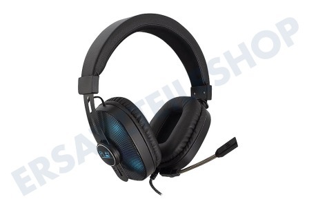 Play  PL3321 Over-Ear-Gaming-Headset mit Mikrofon und RGB-LEDs