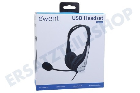 Ewent  EW3565 USB-Headset mit Mikrofon und Lautstärkeregler