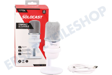 HyperX  519T2AA Mikrofon SoloCast Weiß
