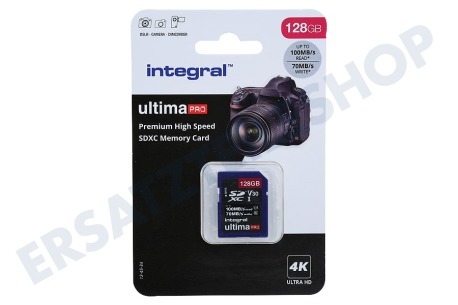 Integral  V30 UltimaPro X2 SDXC-Speicherkarte 128 GB