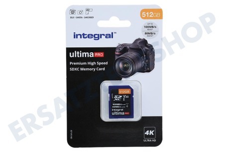 Integral  V30 UltimaPro X2 SDXC-Speicherkarte 512 GB