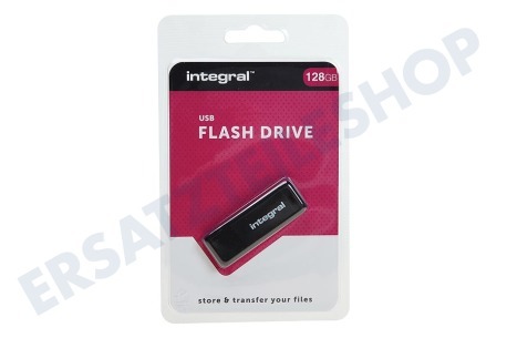 Integral  Speicherstick 128GB USB Flash Drive Schwarz