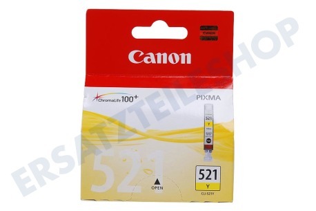 Easyfiks Canon-Drucker Druckerpatrone CLI 521 Yellow/Gelb