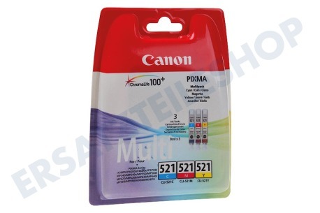 Canon Canon-Drucker Druckerpatrone CLI 521 Colour Pack C/M/Y