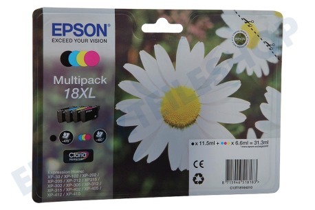 Epson  Druckerpatrone T1816 Multipack 18XL