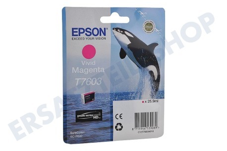 Epson  Druckerpatrone T7603 Magenta/Lila