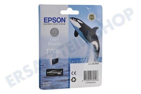 Epson  Druckerpatrone T7607 Light Black