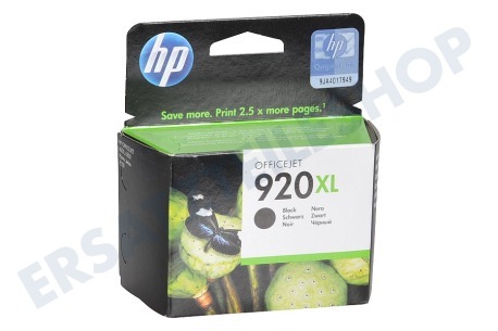 HP Hewlett-Packard HP-Drucker HP 920 Xl Black Druckerpatrone Nr. 920 XL Schwarz
