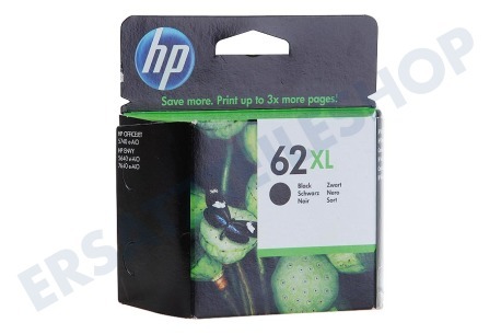 HP Hewlett-Packard  HP 62 XL Black Druckerpatrone Nr. 62 XL schwarz