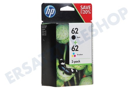 HP Hewlett-Packard  HP 62 Combo Pack N9J71AE