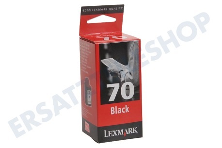 Lexmark Lexmark-Drucker Druckerpatrone Nr. 70 schwarz, wasserfest