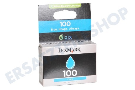 Lexmark Lexmark-Drucker Druckerpatrone No. 100 Cyan