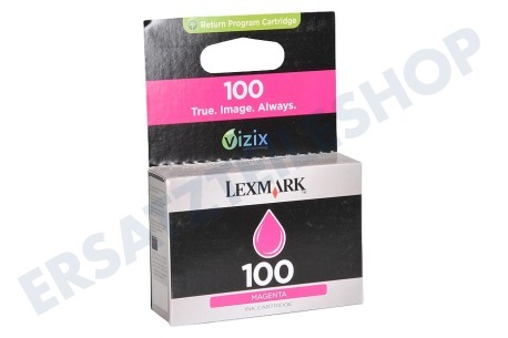 Lexmark Lexmark-Drucker Druckerpatrone Nr. 100 Magenta/Rot
