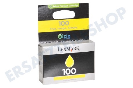 Lexmark Lexmark-Drucker Druckerpatrone No. 100 Yellow/Gelb