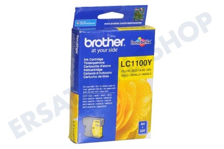 Brother Brother-Drucker Druckerpatrone LC 1100 Yellow/Gelb