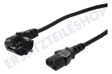 Easyfiks  Netzkabel C13, 230 V, 10 A, 3x0.75mm2, 5,0 Meter