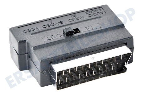 Easyfiks  Scart-Steckeradapter Male - 3x Cinch-RCA-Buchse + S-VHS