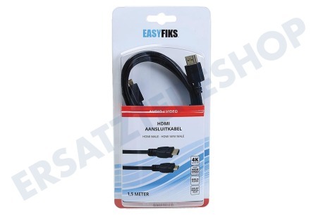 Easyfiks  HDMI-Mini HDMI-Kabel High Speed + Ethernet, 1,5 m