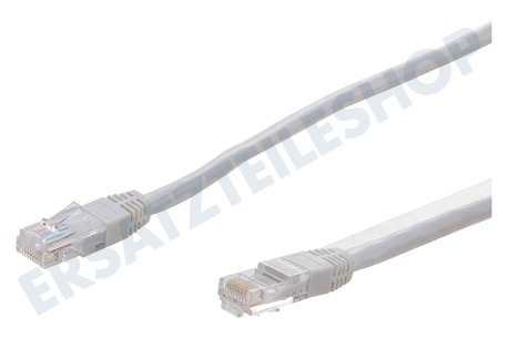 Easyfiks  UTP Cat5e Netzwerkkabel grau, 2,5 m, 2x RJ45 Male