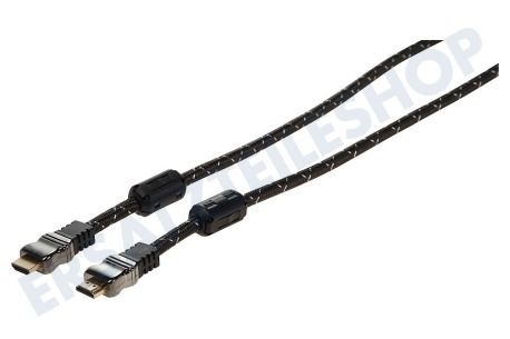 Masterfiks  HDMI Kabel 1.4 High Speed ​​+ Ethernet 5,0 Meter, Vergoldet