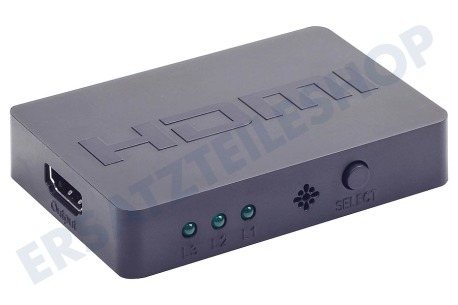 Cablexpert  3-Port-HDMI-Schalter mit Fernbedienung