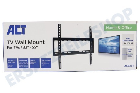ACT  AC8351 Easy Fix TV-Wandhalterung L 32-55" (81-140cm)