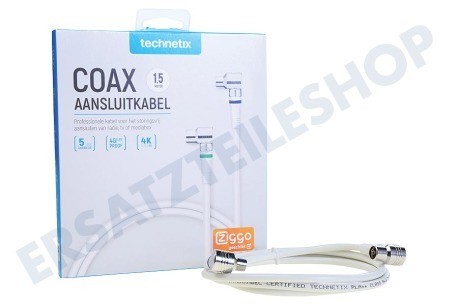 Technetix  11201510 Koaxial-Anschlusskabel 1,5 m