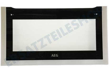AEG Ofen-Mikrowelle Türglas außen