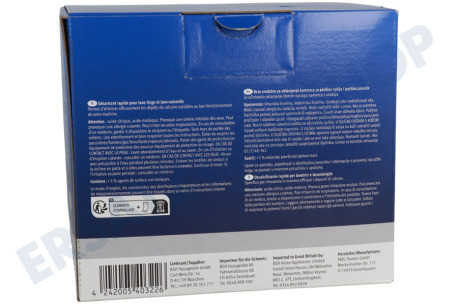 Creda Waschmaschine Y188312331 Entkalker Schnellentkalker, 4 x 250 g