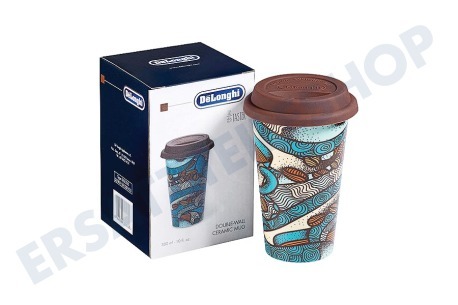 DeLonghi Kaffeemaschine DLSC055 Thermobecher keramischer, doppelwandiger Becher