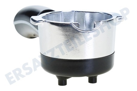 DeLonghi Kaffeemaschine Filterhalter Schwarz / Chrom