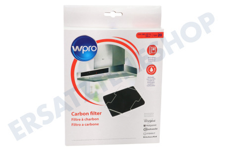 Whirlpool Abzugshaube DO20 Filter Kohlenfilter 220x180x20mm