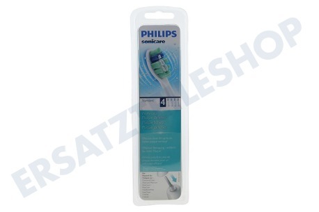 Philips  HX9024/07 ProResults Plaque Control Standard-Aufsteckbürsten, 4 Stück