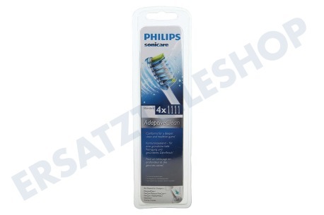 Philips  HX9044/07 AdaptiveClean  Standard-Aufsteckbürsten, 4 Stück