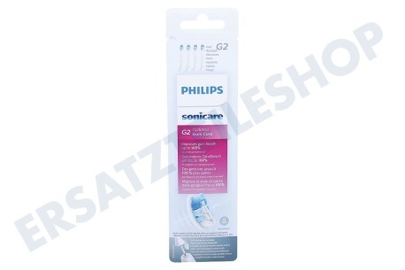 Philips  HX9034/10 Sonicare G2 Optimal Gum Care Aufsteckbürsten, 4 Stück
