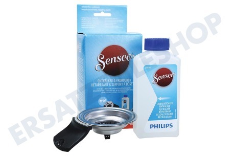 Philips  CA6522/02 Senseo Entkalker und Padhalter 2 Tassen