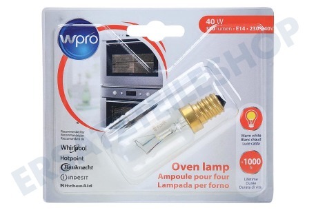 WPRO Ofen LFO135 Lampe Backofen-Lampe 40W E14 T29