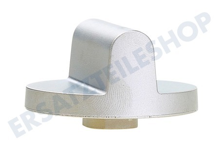 Pelgrim Kochplatte Knopf Gasknopf, Silber