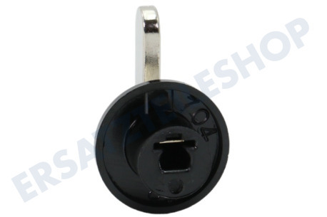 Smeg Ofen-Mikrowelle Knopf Chrom, komplett