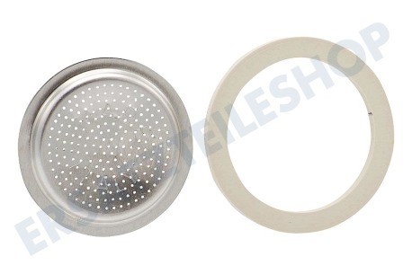 Bialetti  800031 Filter 1 Tasse, 3 Dichtung