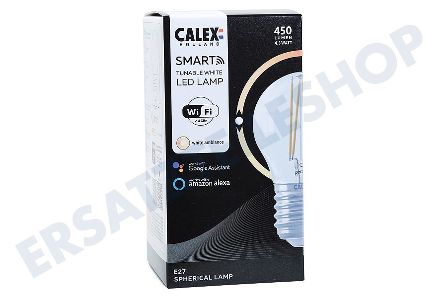 Calex Smart LED Filament Clear Ball Lampe P45 E27