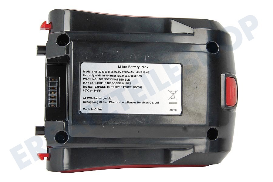 Rowenta RS-2230001466 accumulatore batteria 22,2V per scopa X-Pert 160  RH7233