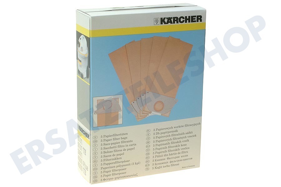 Karcher 6.904-167.0 69041670 Papierfilterbeutel Staubsauger