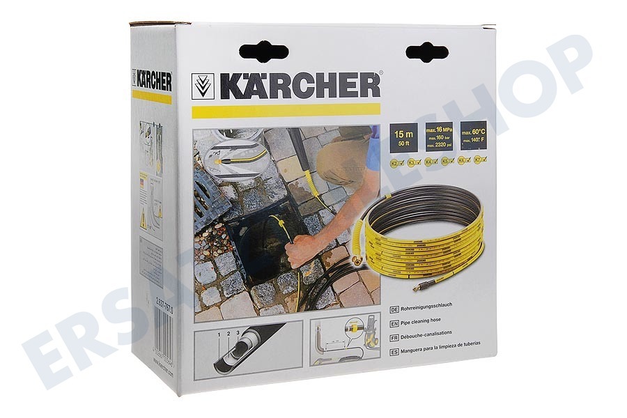 Kärcher Kit Débouche canalisations PC 15 (15 m)