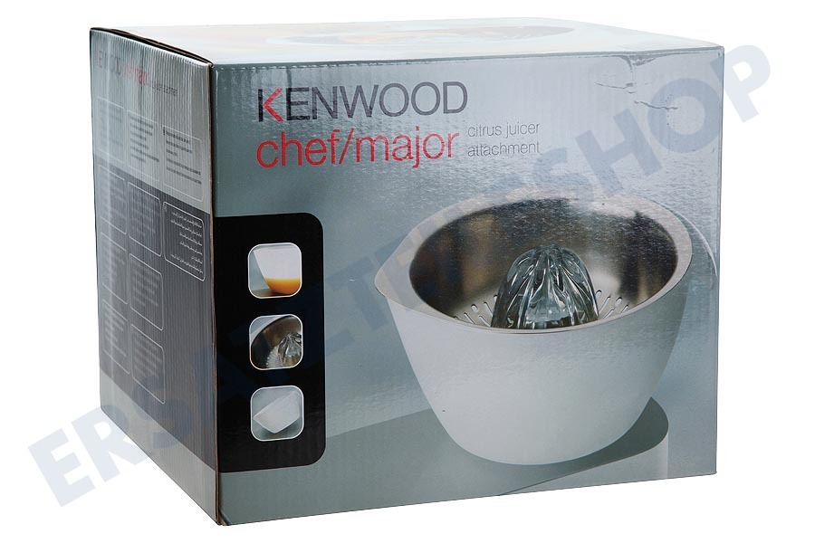 Kenwood AT312B Zubehör für Kenwood Küchenmaschine weiß-silber Zitruspresse 