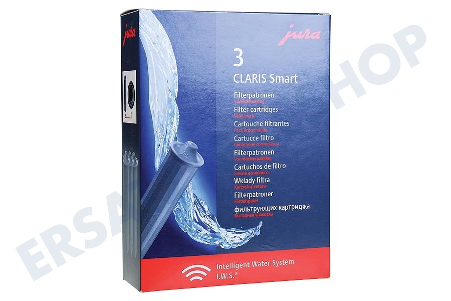 Jura 71794 Jura Claris Smart Filter Cartridges 3Pack