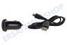 DR5022A Single USB Auto-Ladegerät 5V/2.4A + 1m Micro USB Kabel