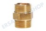 Water  Verbindungsstück Messing 3/4 x 3/4