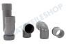 Universell  Siphon P / S 40mm -grau-